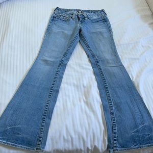 Bebe jeans size 27 good condition beautiful stones on pockets